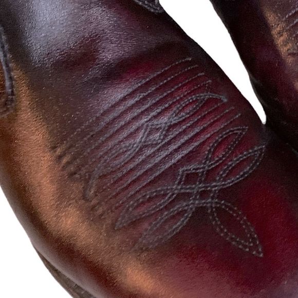 Laredo Fletcher Block Heel Cowboy Boots  Leather Men’s Size 13 SP1122 Western - Picture 7 of 16